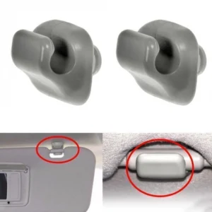 2x Visor Shade Holder Clip Retainer Sun Visor Support Clips For Honda Civic CR-V