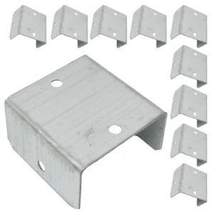PANEL CLIP Fence Post Support Anchor Holder | ALL SIZES | **PACK OF 4**